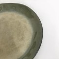 Kamionkowy talerz YAGA - zielony 20 cm Ma Maison